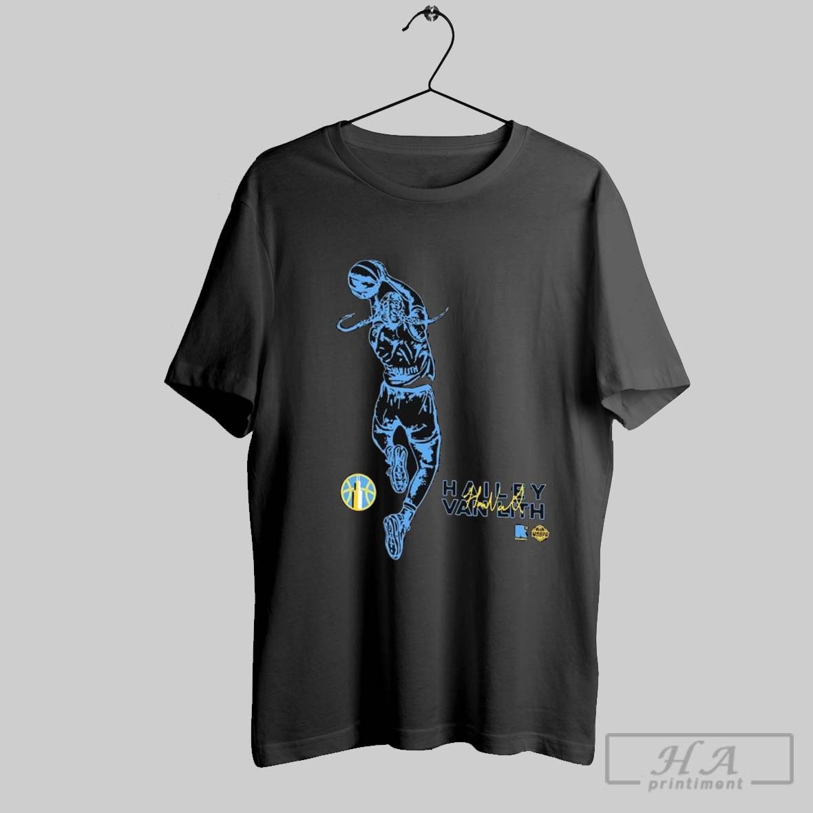 Official Hailey Van Lith Chicago Sky Wnba Draft Night Signature T Shirts