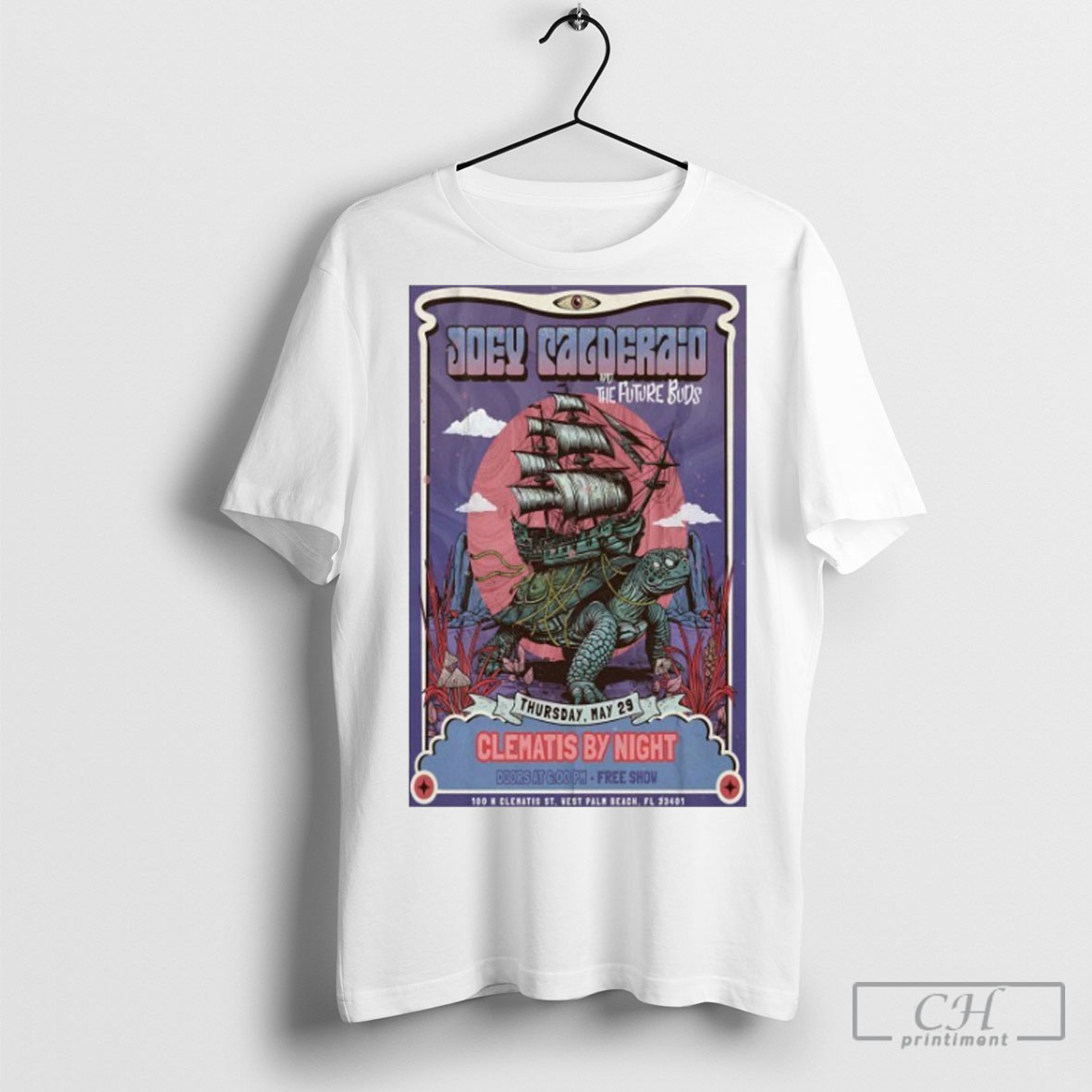 Official Joey Calderaio Waterfront Clematis In West Palm Beach May 29 2025 Show Tee Shirt Sweatshirt