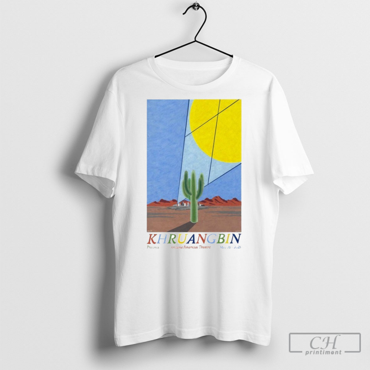 Official Khruangbin Tour Phoenix Az May 20 2025 Tee Shirt Sweatshirt
