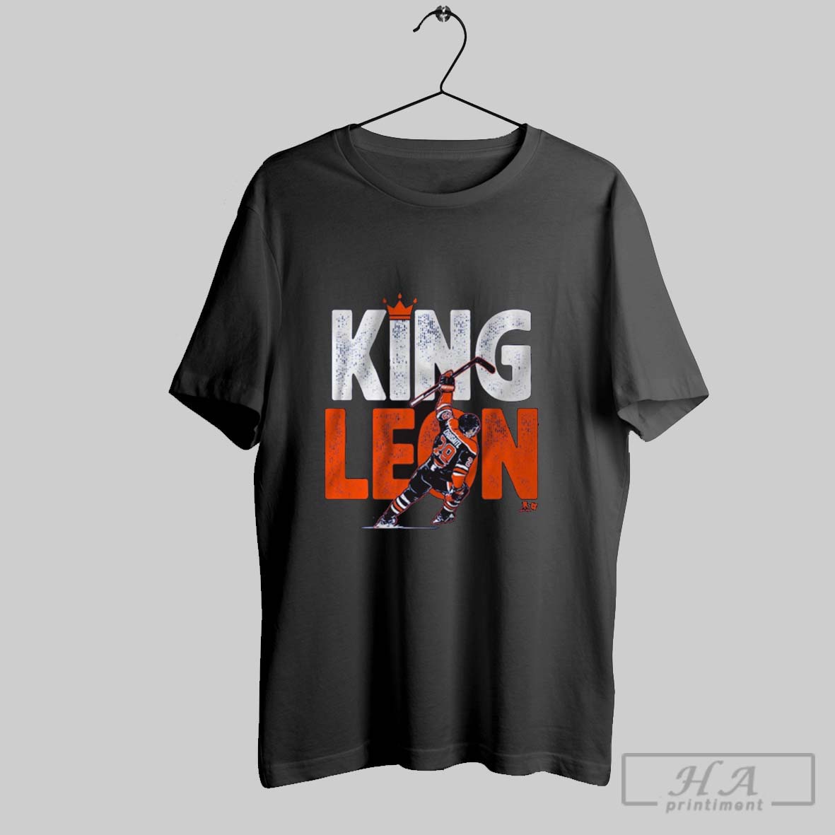 Official Leon Draisaitl King Leon Edmonton Oilers Hockey 2025 T Shirts
