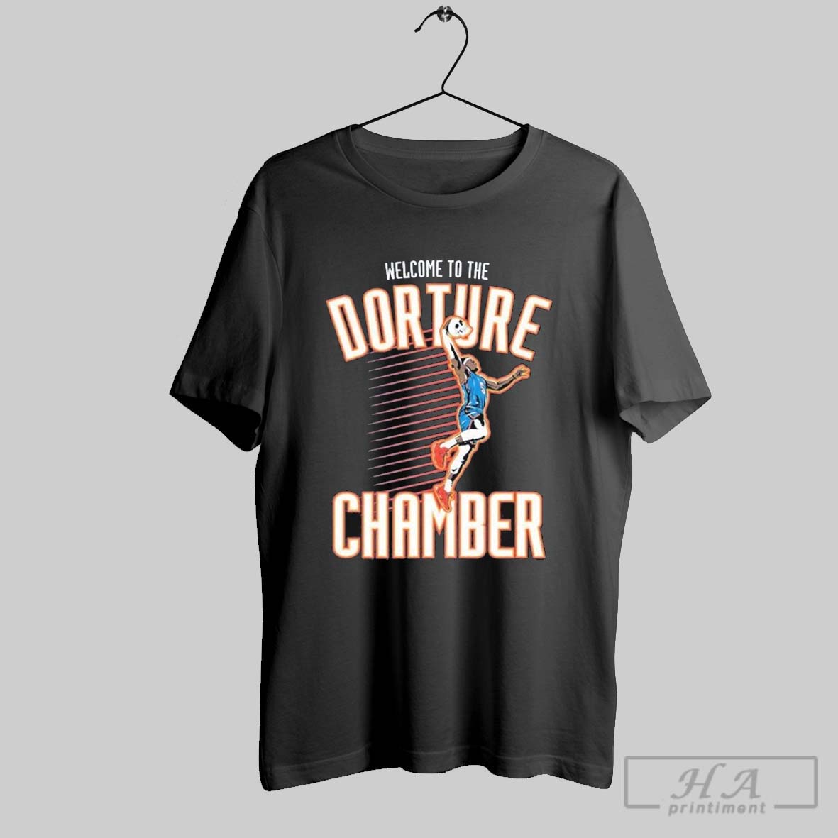 Official Luguentz Dort Oklahoma City Thunder Welcome To The Dorture Chamber T Shirts