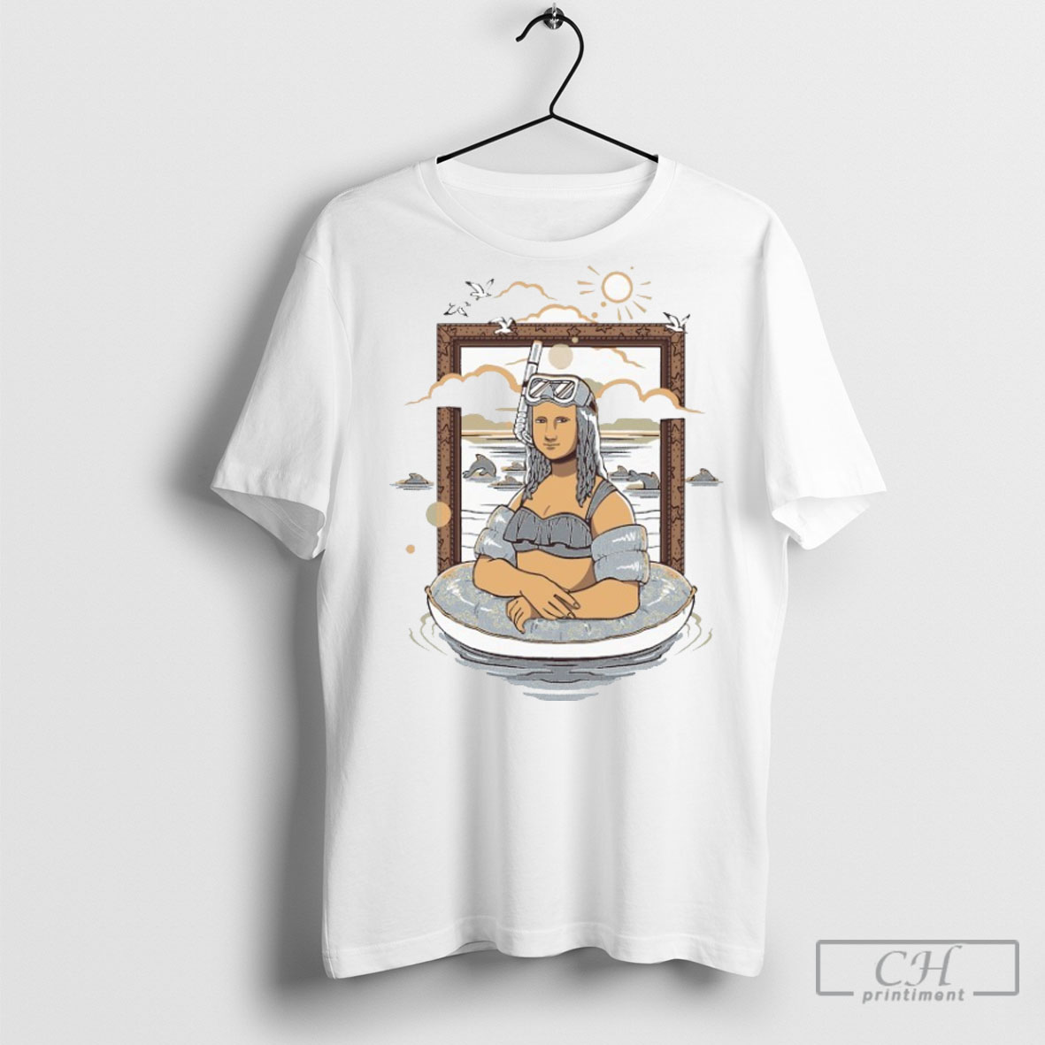 Official Mona Lisa Summers Smile Portrait Tee Shirt Sweatshirt