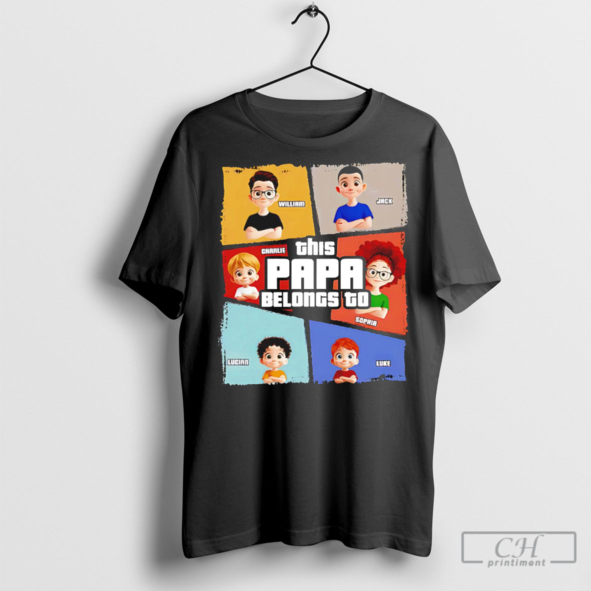 Official Personalized This Grandpa Belongs To Family Tee Shirt Sweatshirt