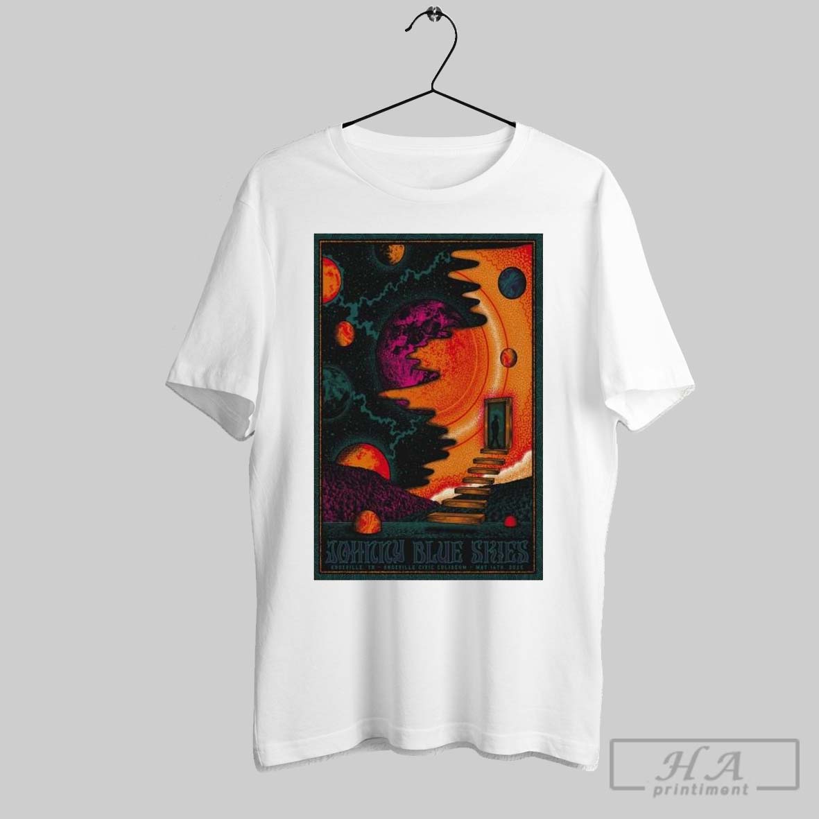 Official Poster Johnny Blue Skies Knoxville Civic Coliseum Knoxville Tn May 16 2025 Tour T Shirt