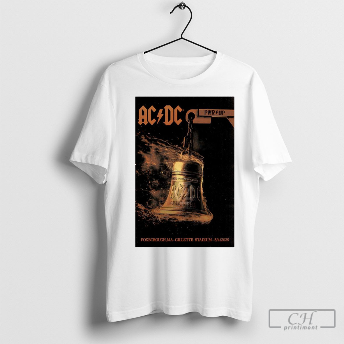 Official Poster The Gillette Stadium In Foxborough Ma Show Ac Dc Band May 04 2025 T Shirt