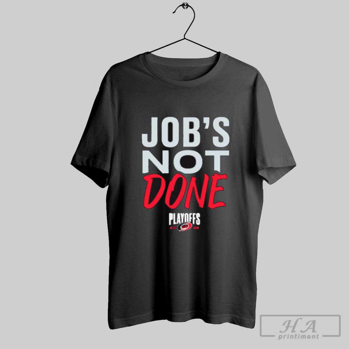 Official Rinky Jobs Not Done Carolina Hurricanes Hockey Playoffs 2025 T Shirt