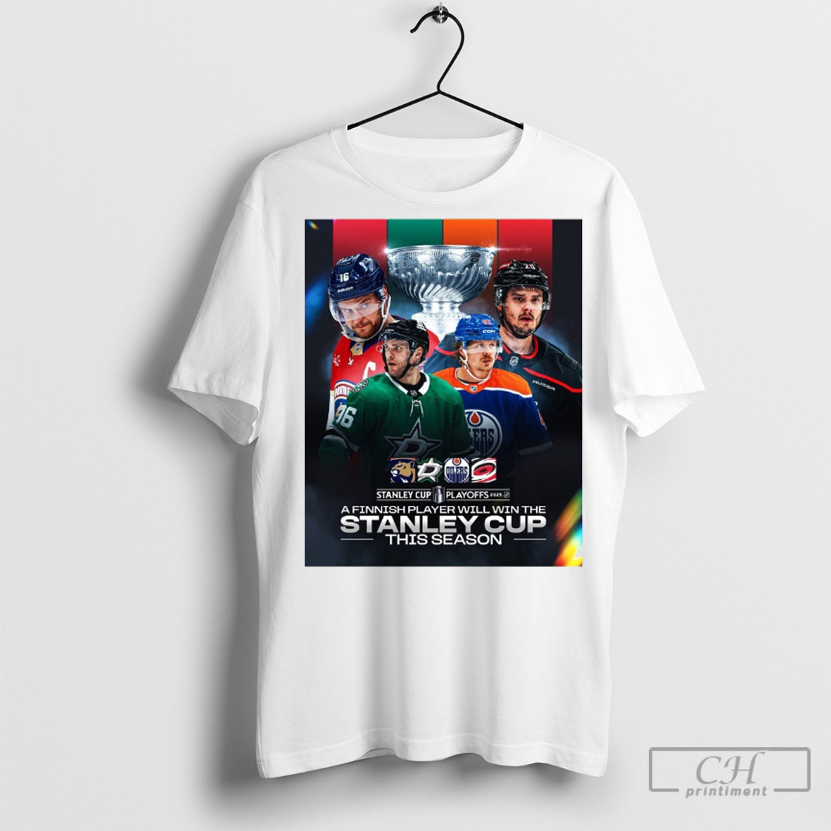 Official Stanley Cup Playoffs 2025 A Finnish Player Will Win The Stanley Cup This Season Tee Shirt Sweatshirt