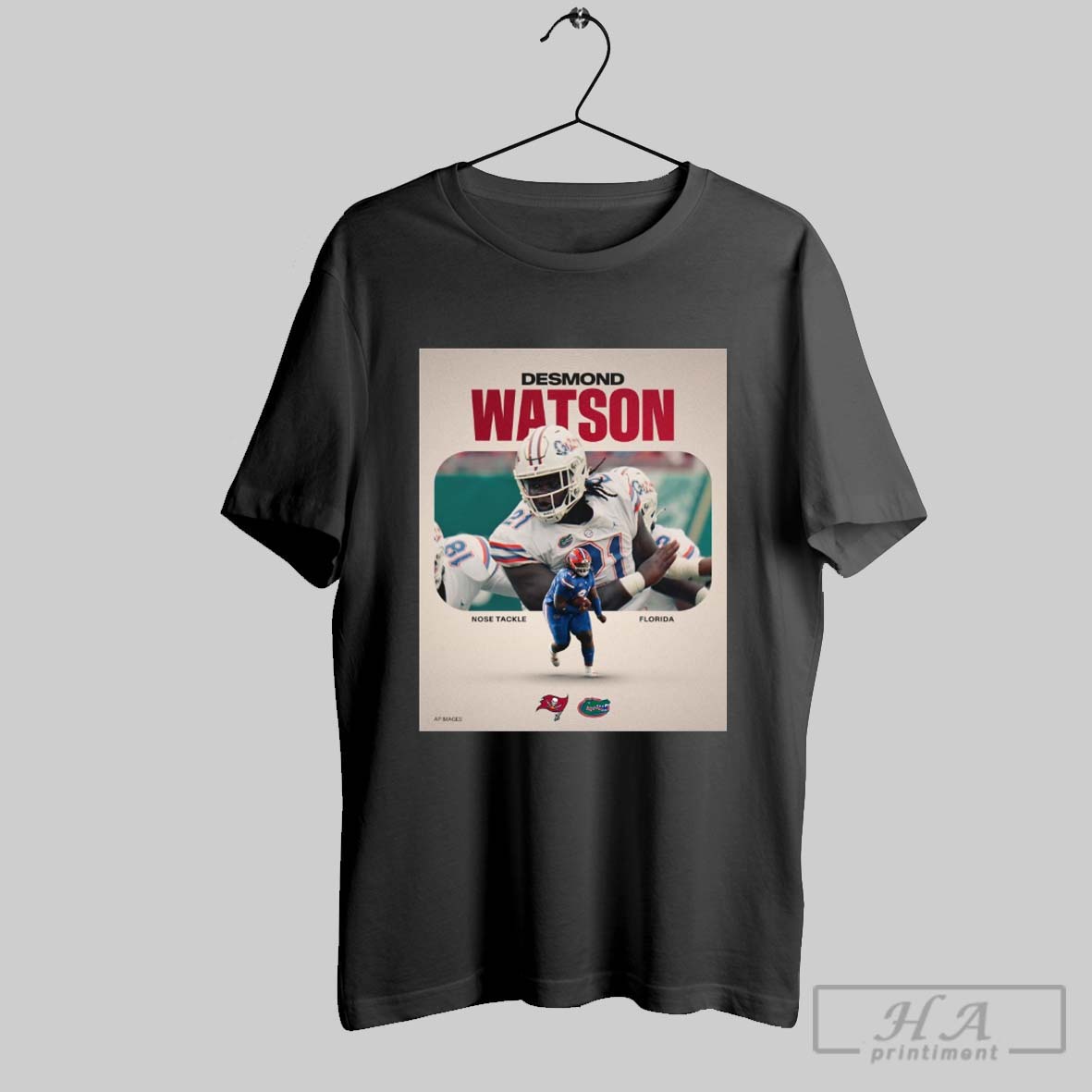 Official Tampa Bay Buccaneers Football Desmond Watson Nose Tackle Florida Poster T Shirt