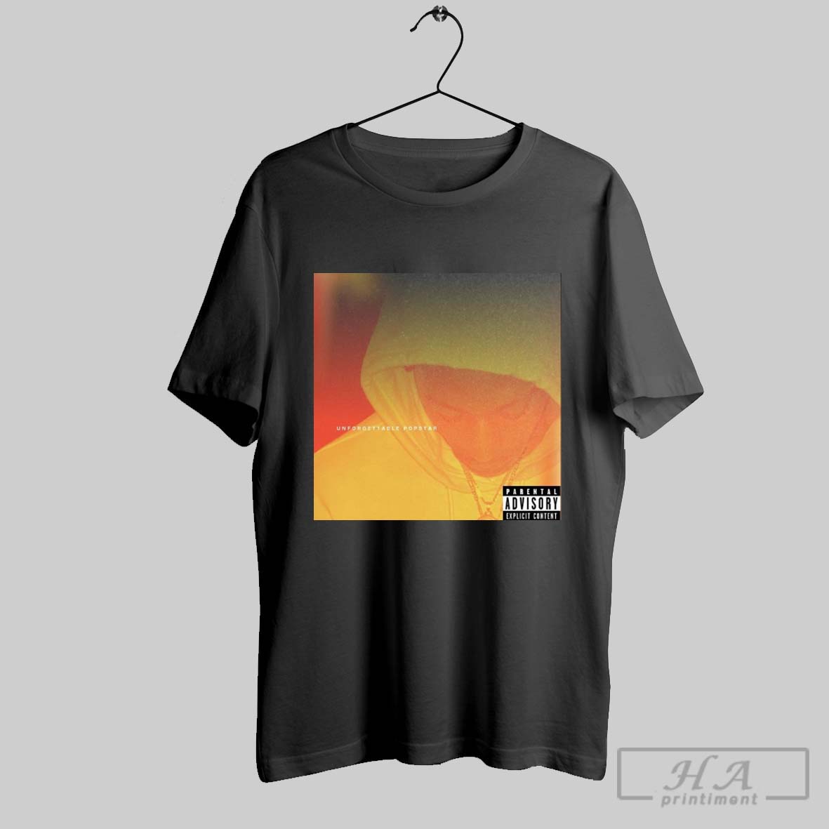 Official Unforgettable Popstar Listening Party Parental Advisory Explicit Content 2025 Poster T Shirt