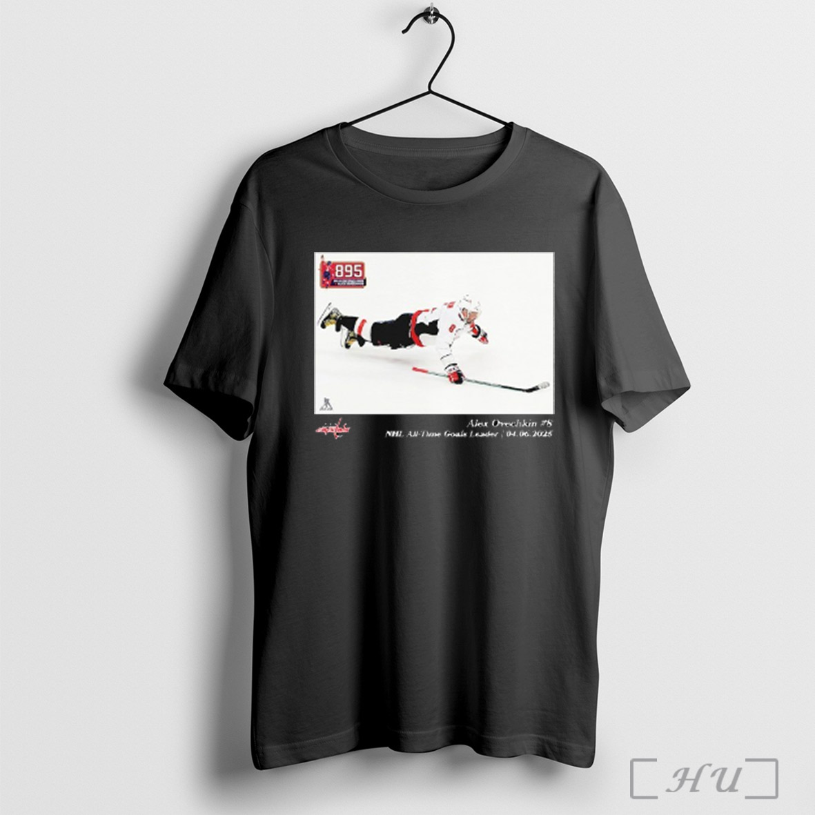 Officials Alexander Ovechkin Washington Capitals 895 Nhl All Time Goals Leader Flash Feature T Shirt Sweatshirt
