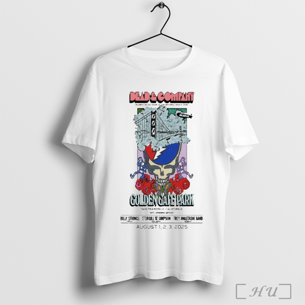 Officials Dead Company Golden Gate Park San Francisco California Live August 1 3 2025 T Shirt Sweatshirt