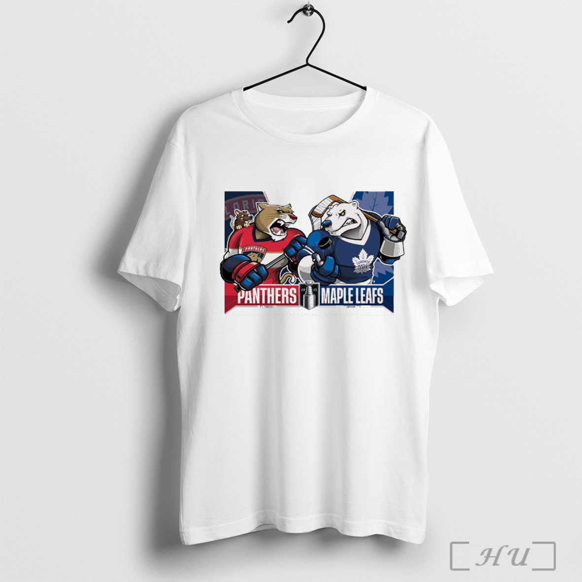 Officials Florida Panthers Vs Toronto Maple Leafs 2025 2nd Round Matchups Eastern Conference Semi Finals Mascot T Shirt Sweatshirt
