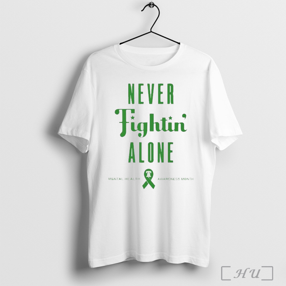 Officials Never Fightin Alone Mental Health Awareness Month Philadelphia Phillies 2025 T Shirt Sweatshirt