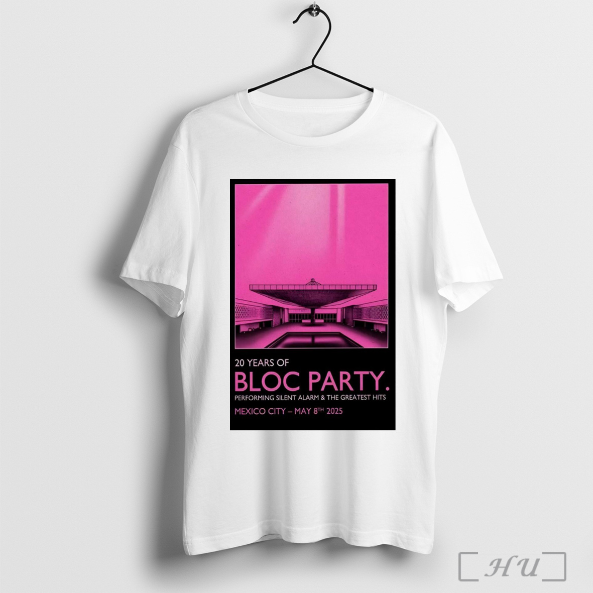 Officials Poster Bloc Party Pepsi Center Wtc Mexico City May 8 2025 Tour Performing Silent Alarm The Greatest Hits T Shirt Sweatshirt