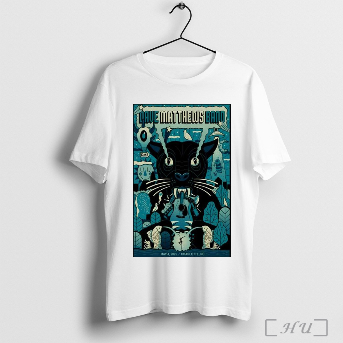Officials Poster Dave Matthews Band Show May 4 2025 First Ward Park Charlotte Nc T Shirt Sweatshirt