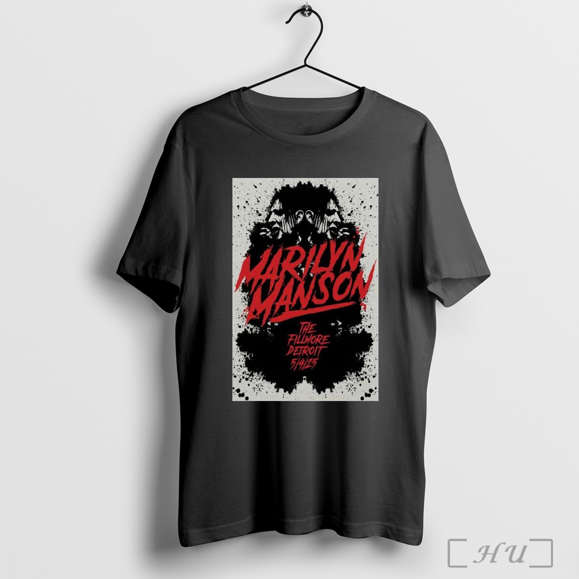 Officials Poster Marilyn Manson Tour May 4 2025 The Fillmore Detroit Mi T Shirt Sweatshirt