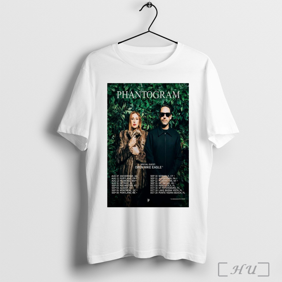 Officials Poster Phantogram Special Guest Open Mike Eagle Tour August September October 2025 T Shirt Sweatshirt