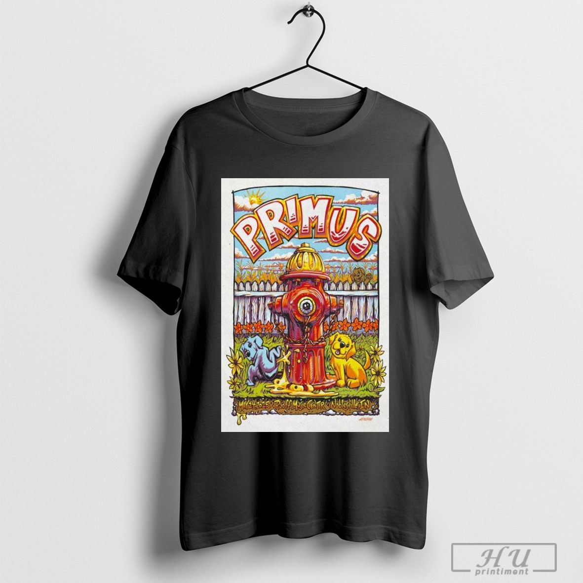 Officials Poster Primus At Ruoff Music Center In Noblesville In On May 24 2025 Concert T Shirt Sweatshirt