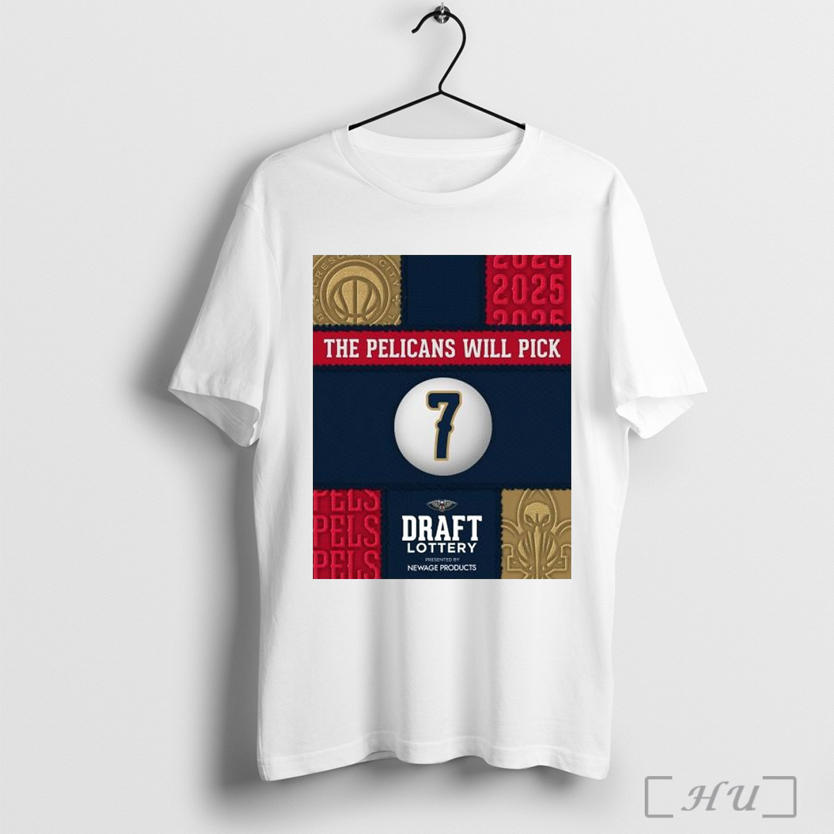 Officials The New Orleans Pelicans Will Draft No 7 In The Draft Lottery Newage Products 2025 T Shirt Sweatshirt