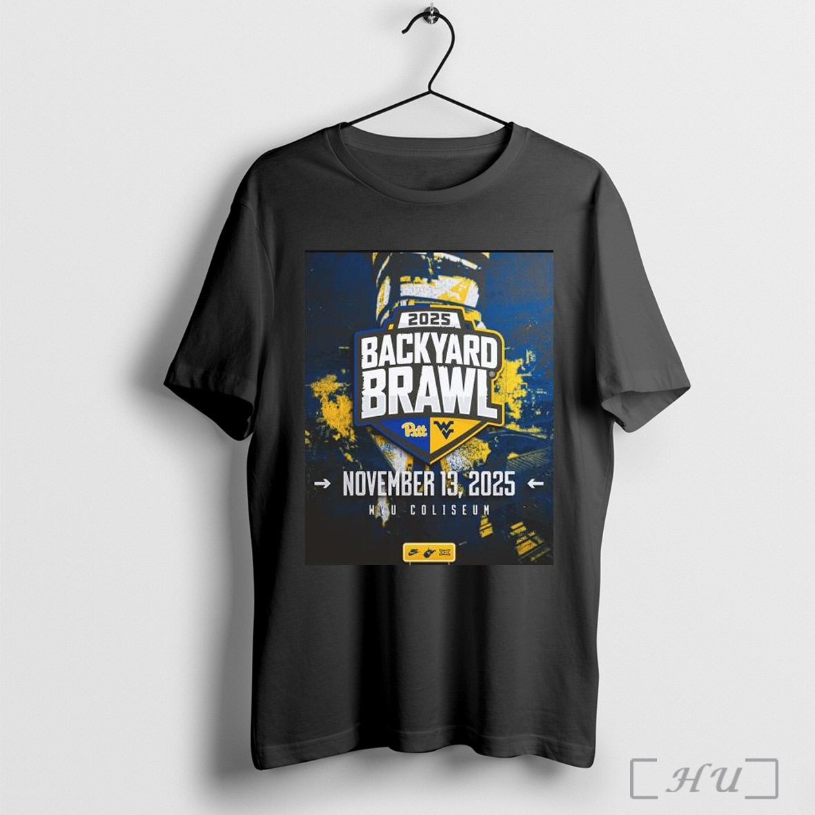 Officials West Virginia Mountaineers Vs Pittsburgh Panthers 2025 Backyard Brawl November 13 2025 Wvu Coliseum T Shirt Sweatshirt