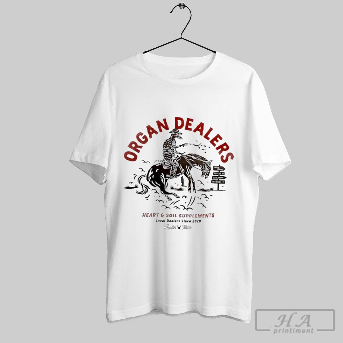 Organ Dealers Heart And Soil Supplements Shirt