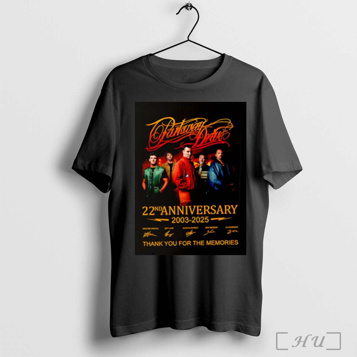 Parkway Drive 22nd Anniversary 2003 2025 Thank You For The Memories T Shirt Sweatshirt