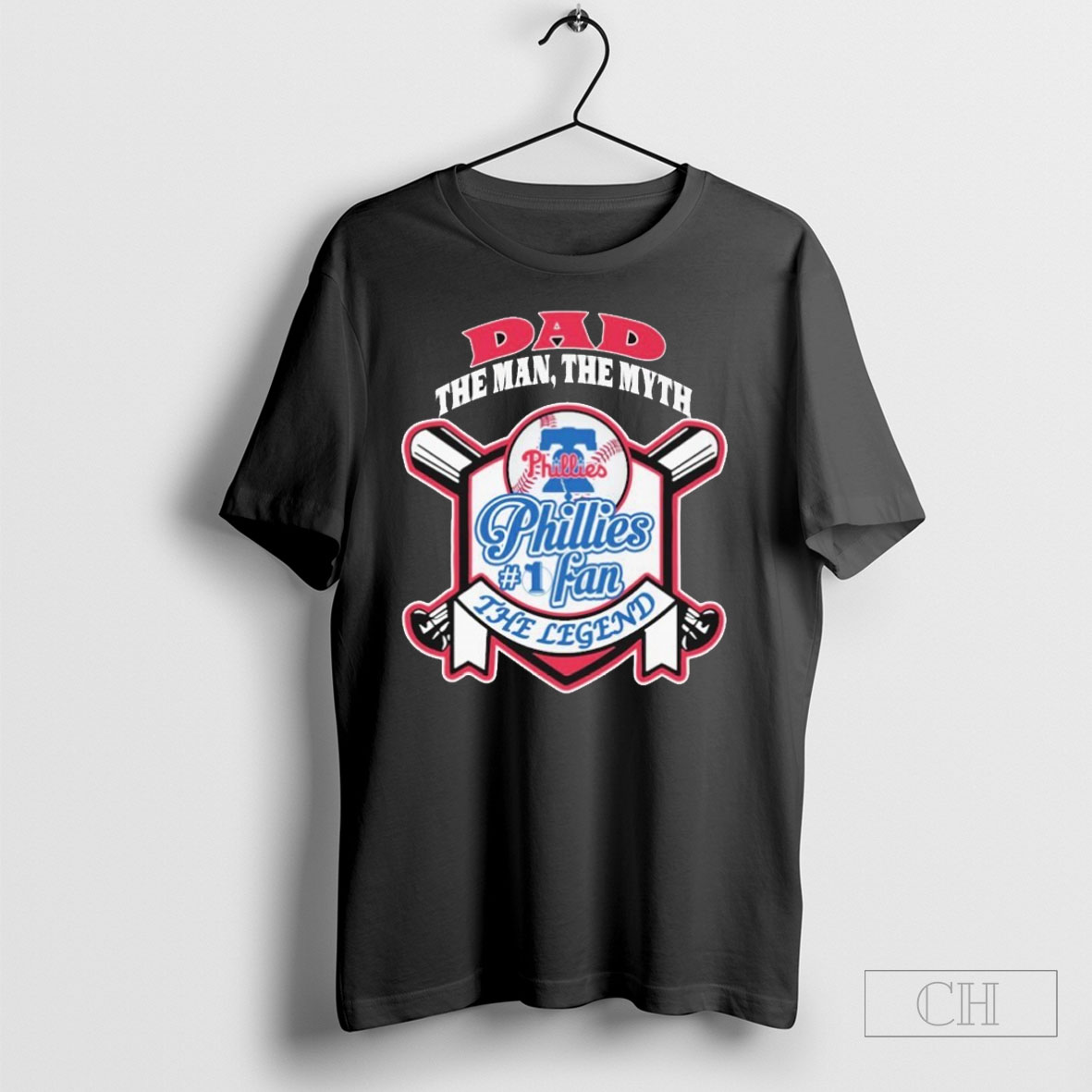 Philadelphia Phillies Dad The Man The Myth The Legend T Shirt