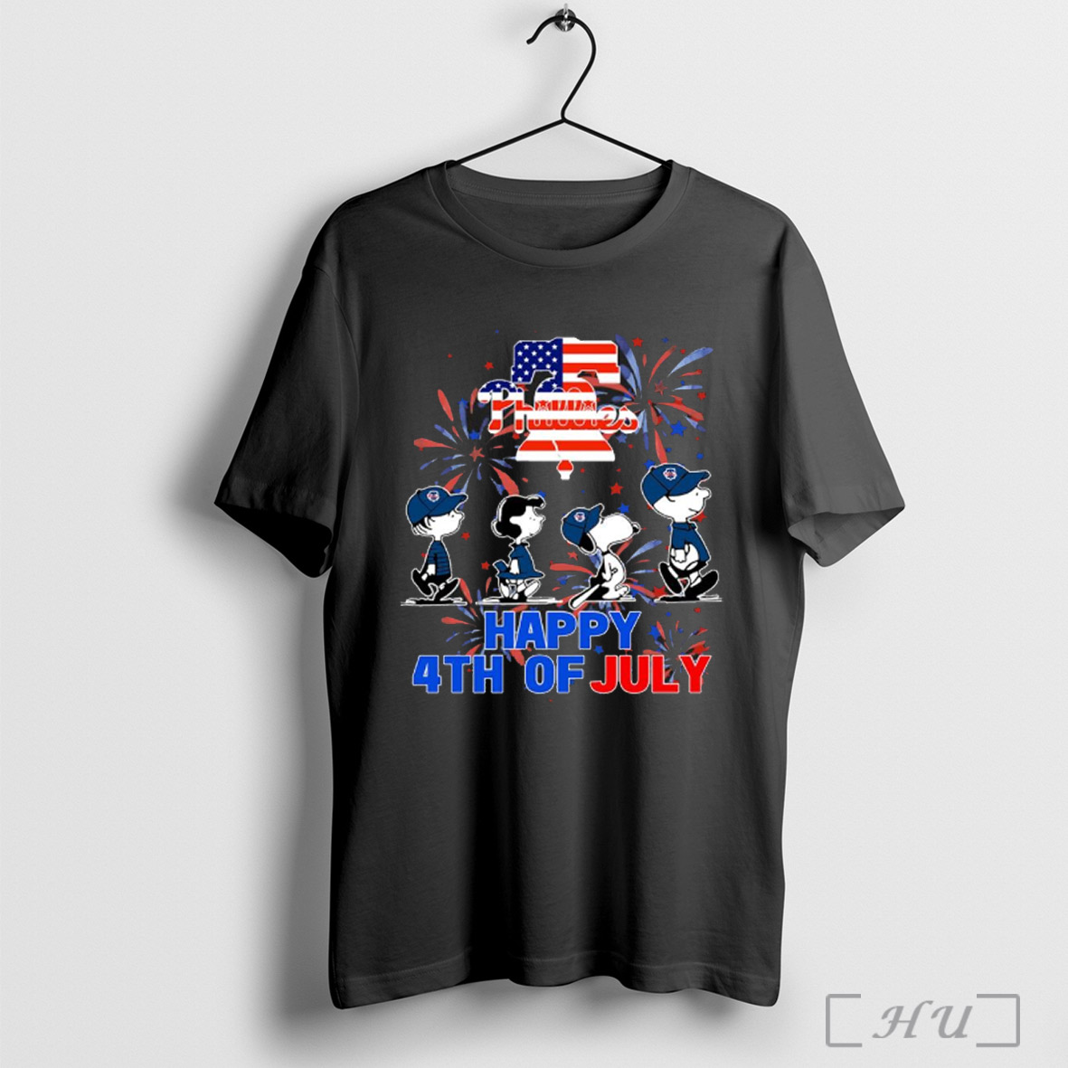 Philadelphia Phillies X Snoopy Happy 4th Of July Shirt Sweatshirt