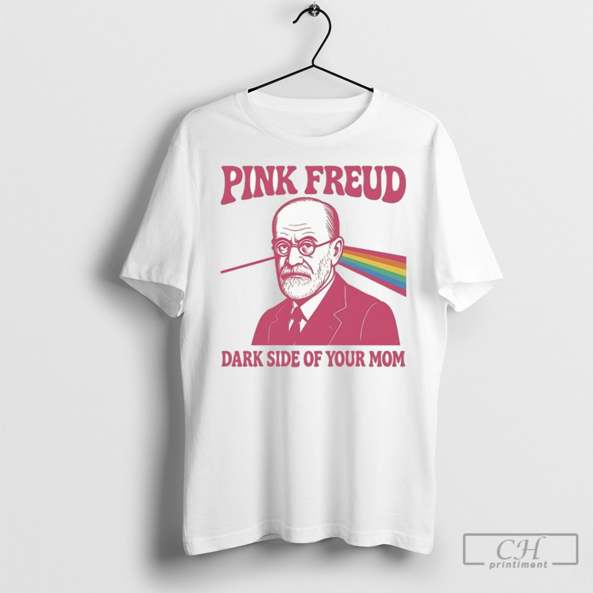 Pink Freud Dark Side Of Your Mom Rainbow Tee Shirt Sweatshirt