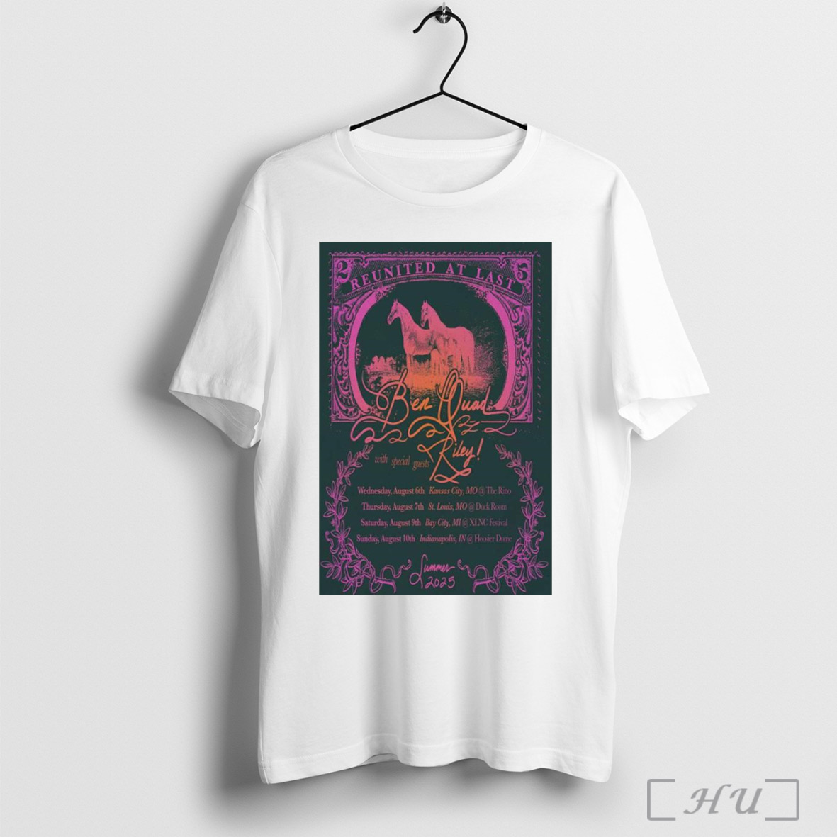 Poster Ben Quad Reunited At Last Summer Tour 2025 T Shirt Sweatshirt