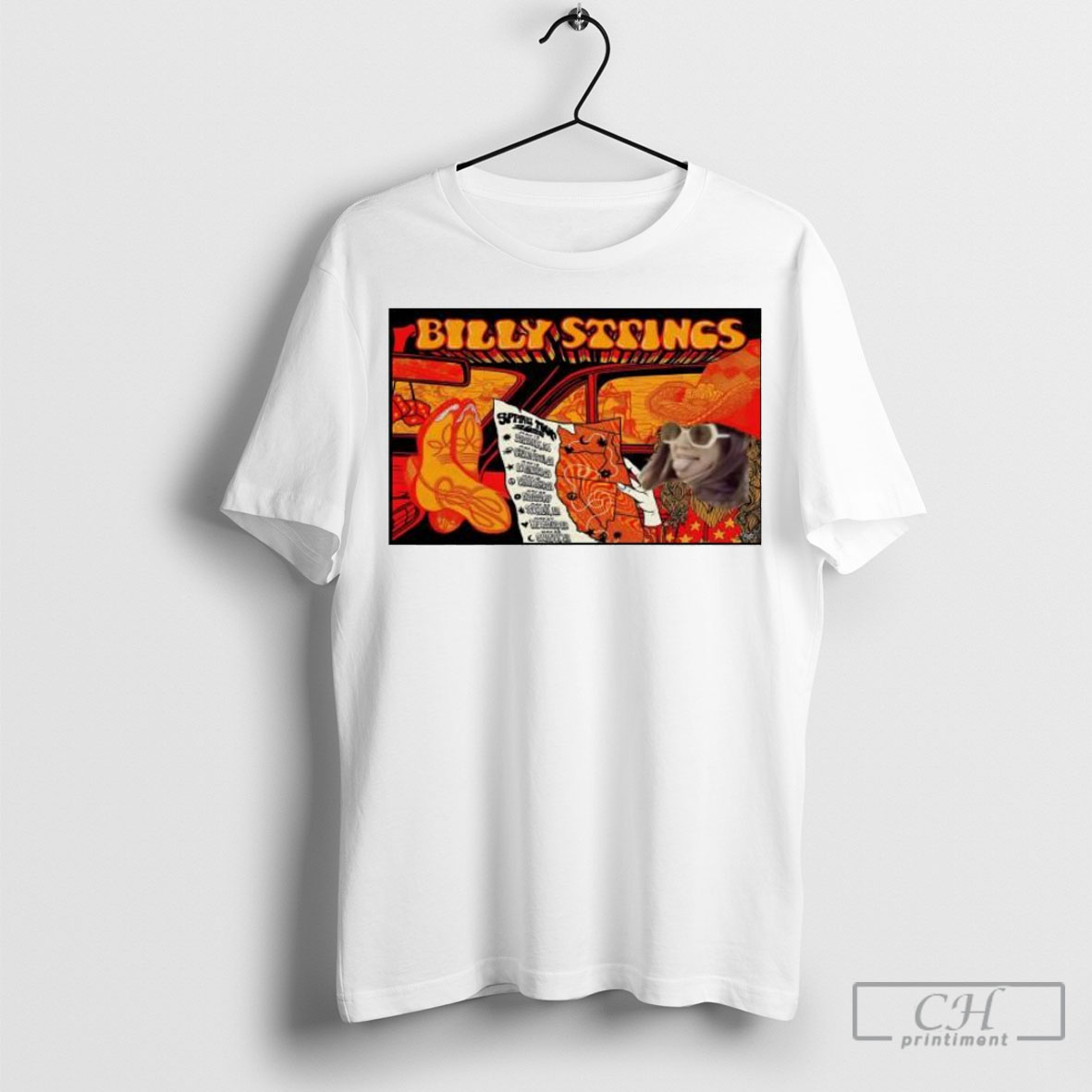 Poster Billy Strings Spring Tour 2025 Tee Shirt Sweatshirt
