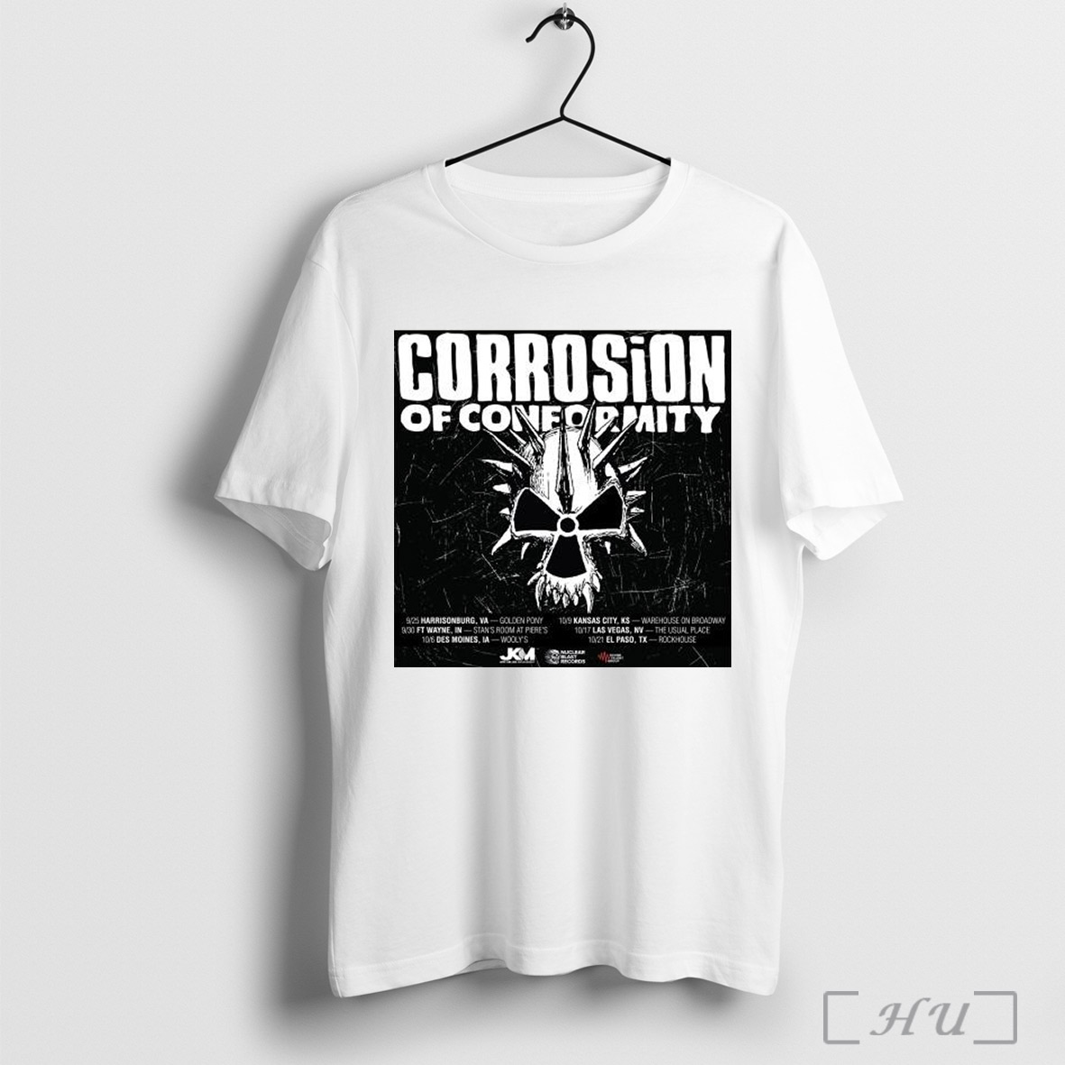 Poster Corrosion Of Conformity Sept 25 Harrisonburg Va Golden Pony T Shirt Sweatshirt
