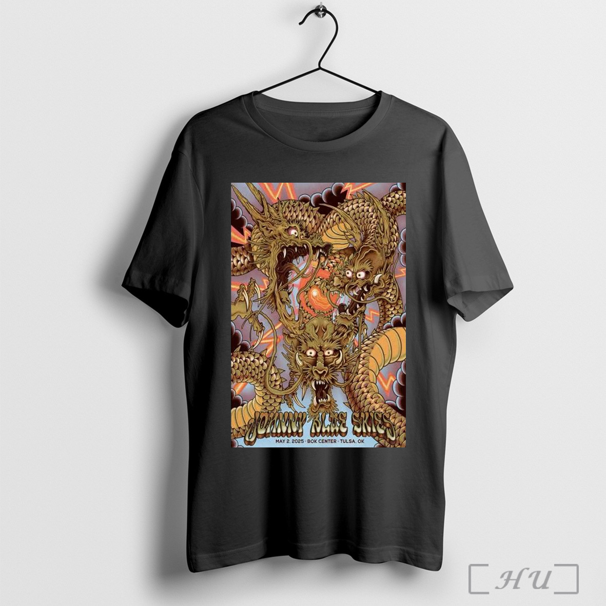 Poster Johnny Blue Skies Bok Center Tulsa Ok May 2 2025 Concert T Shirt Sweatshirt Png