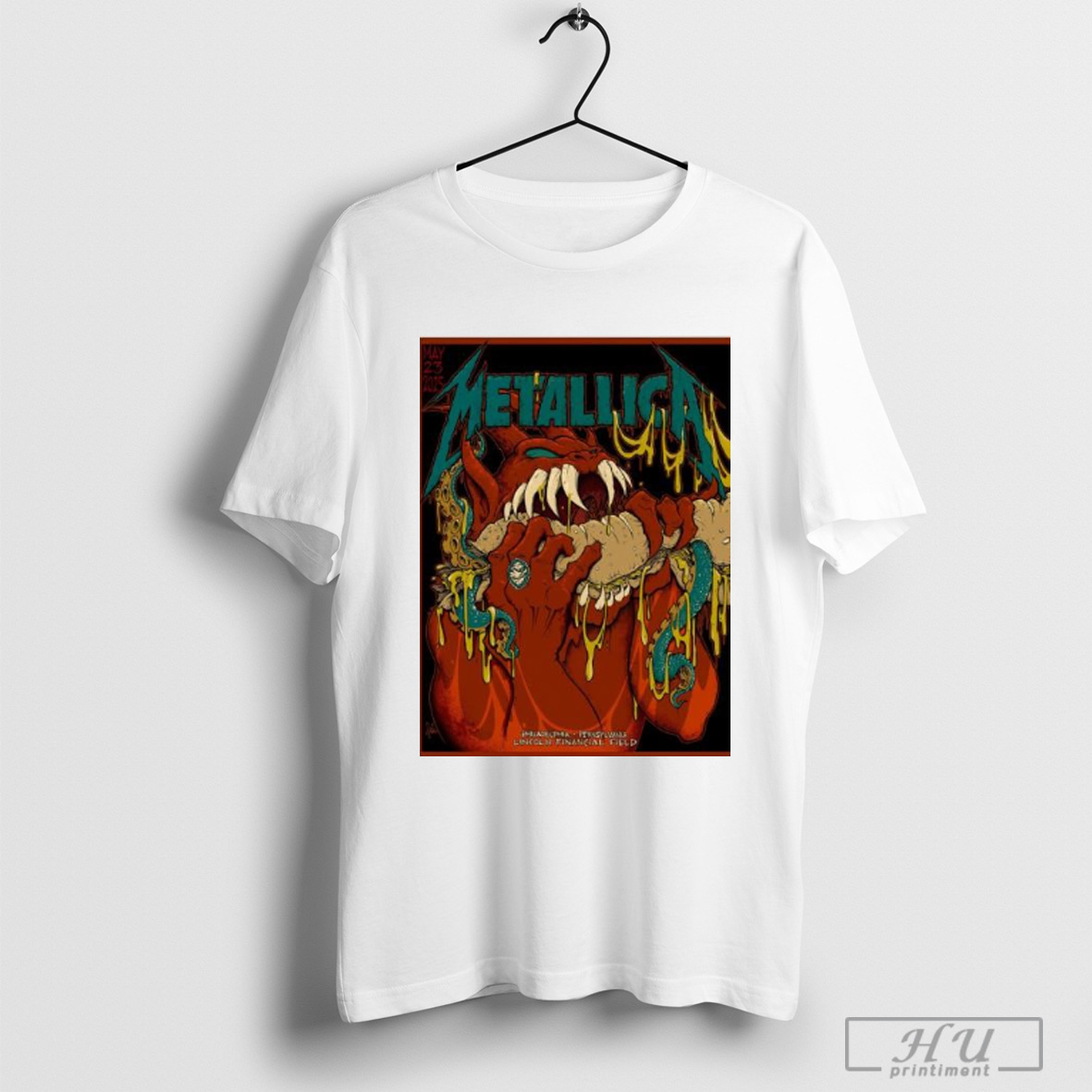 Poster Metallica M72 May 23 2025 Philadelphia Pennsylvania Lincoln Financial Field T Shirt Sweatshirt