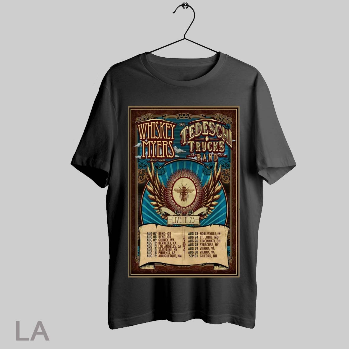 Poster Whiskey Myers And Tedeschi Trucks Band Live In August September 2025 Shirt