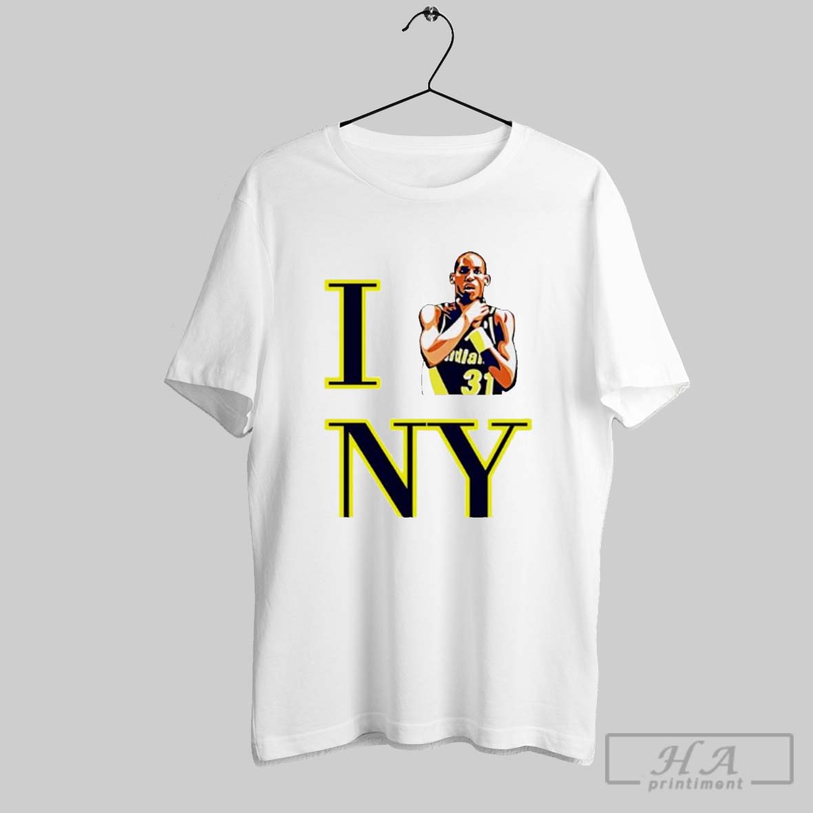 Reggie Miller I Love Ny Shirt