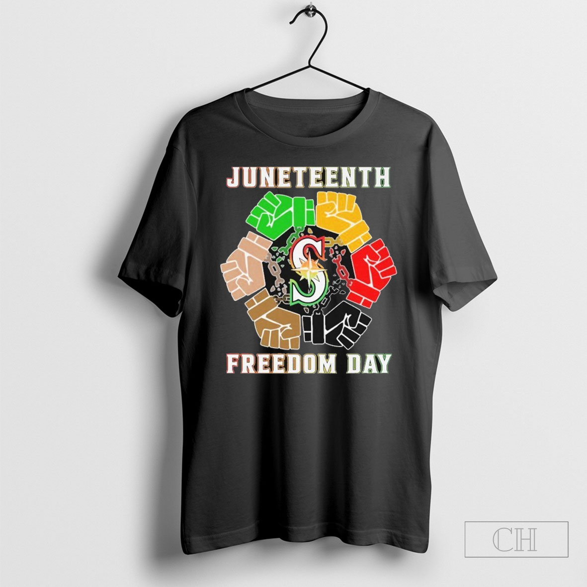 Seattle Mariners Juneteenth Freedom Day T Shirt