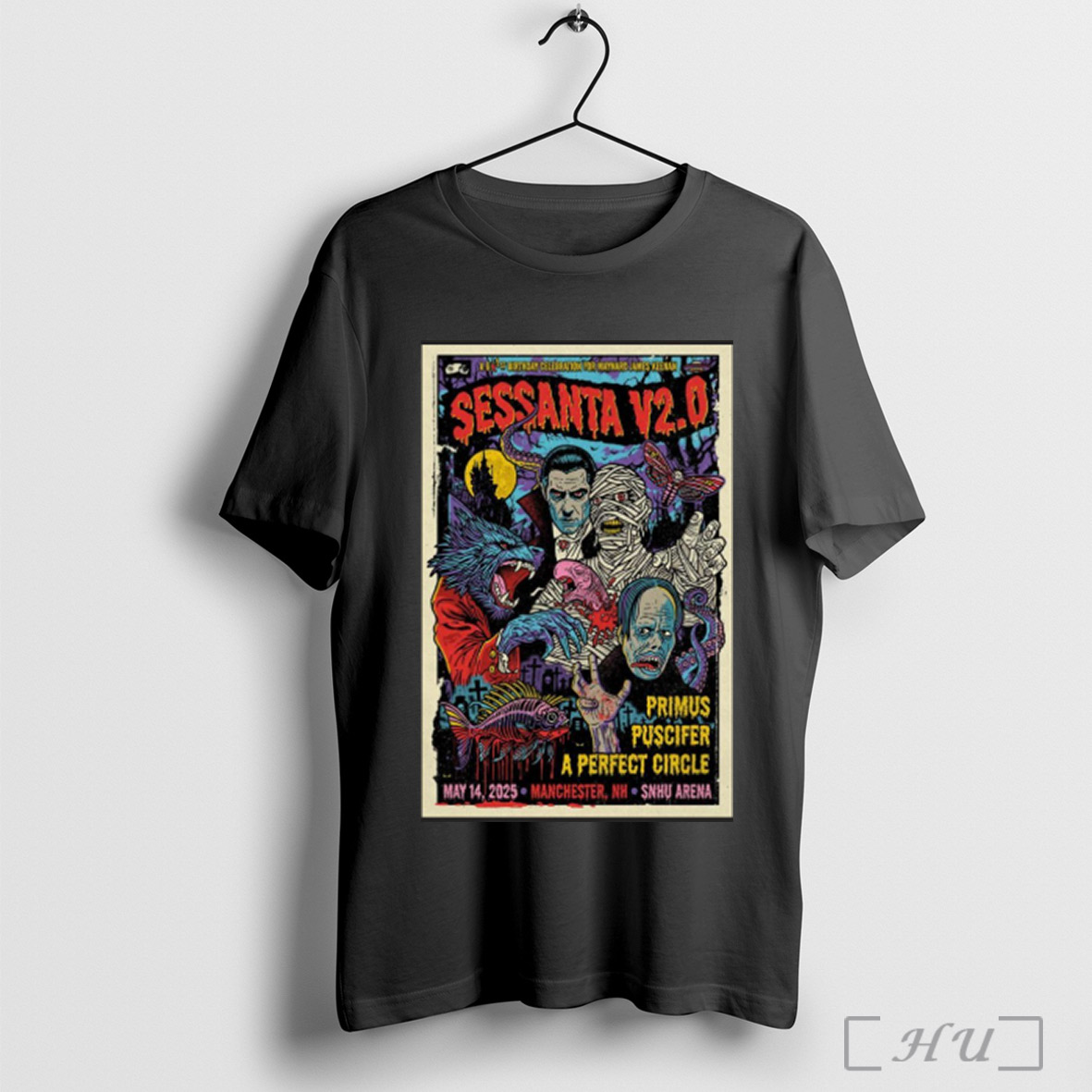 Sessanta V2 0 Snhu Arena Manchester Nh May 14 2025 Tour T Shirt Sweatshirt