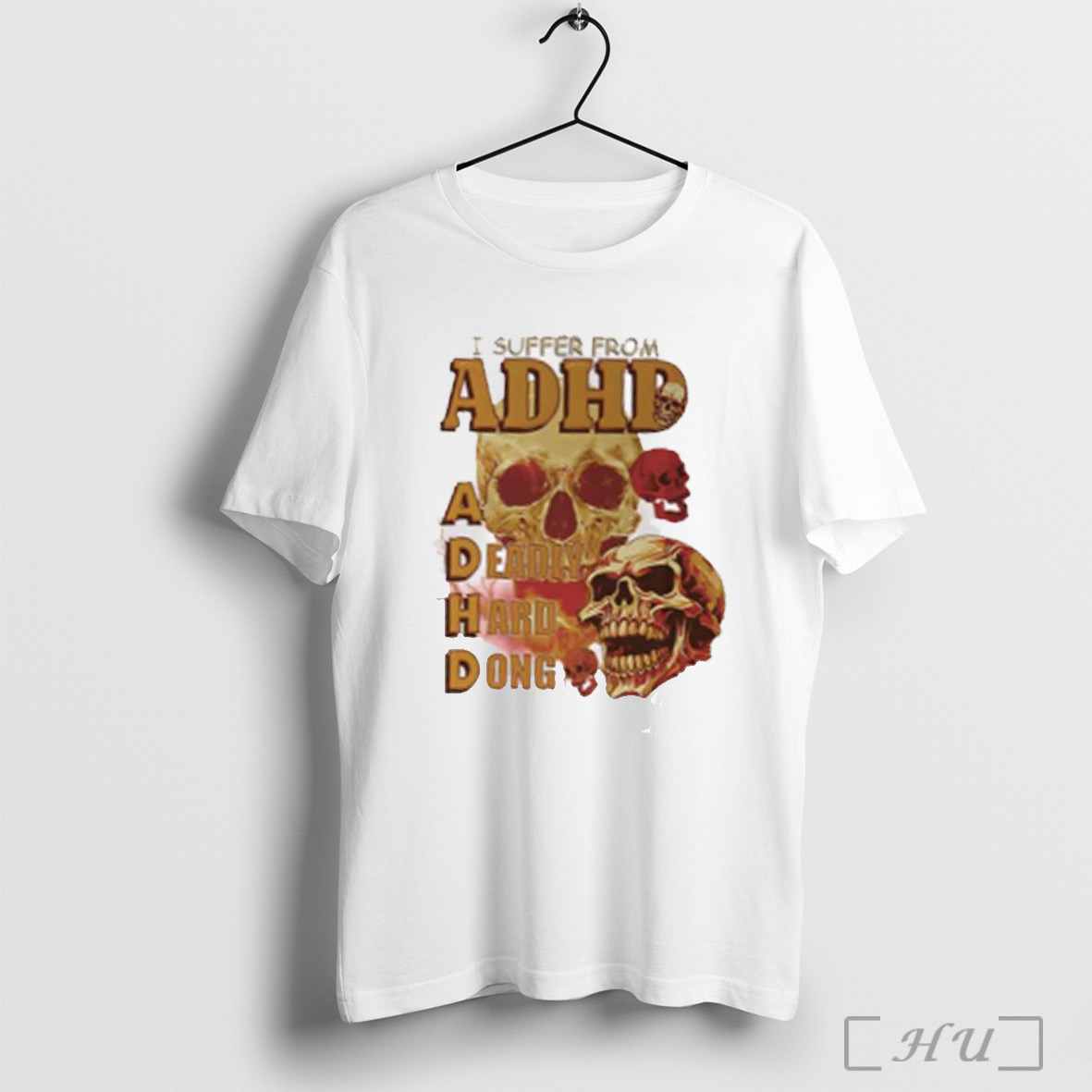 Skull I Suffer From Adhd T Shirt Sweatshirt