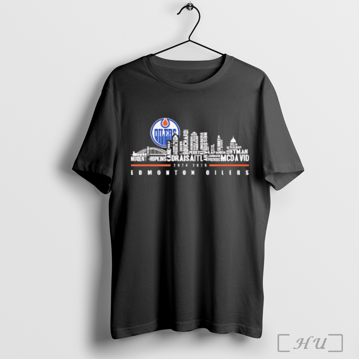 Skyline Edmonton Oilers 2024 2025 T Shirt Sweatshirt