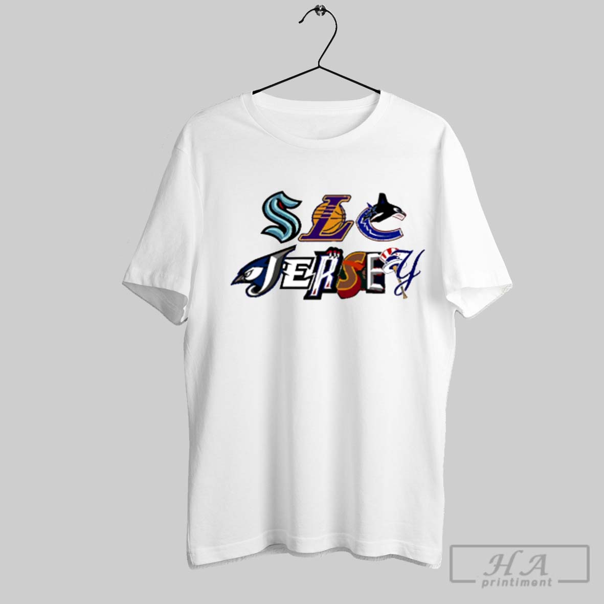 Slc Jersey Logo Teams Nba Shirt