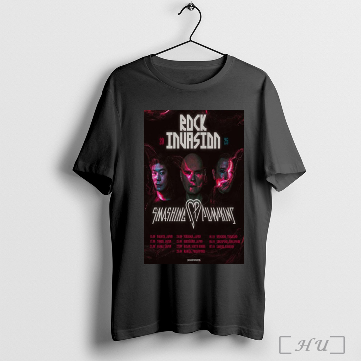 Smashing Pumpkin Rock Invasion Tour 2025 T Shirt Sweatshirt