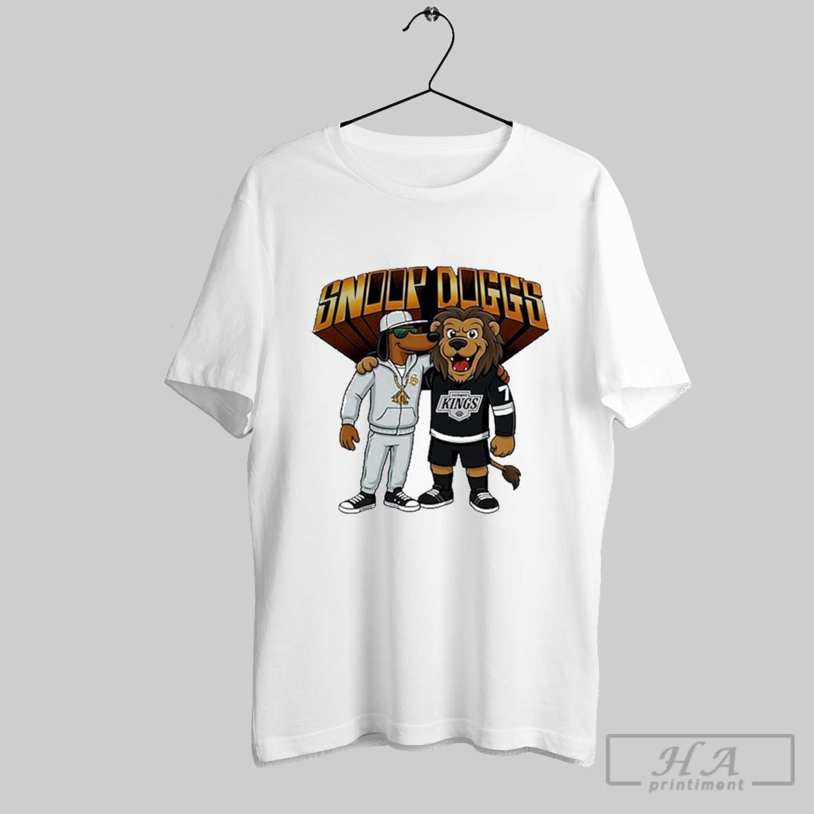 Snoop Dogg Collab 2pac And Los Angeles Kings Items At Store Hours Mascot T Shirts