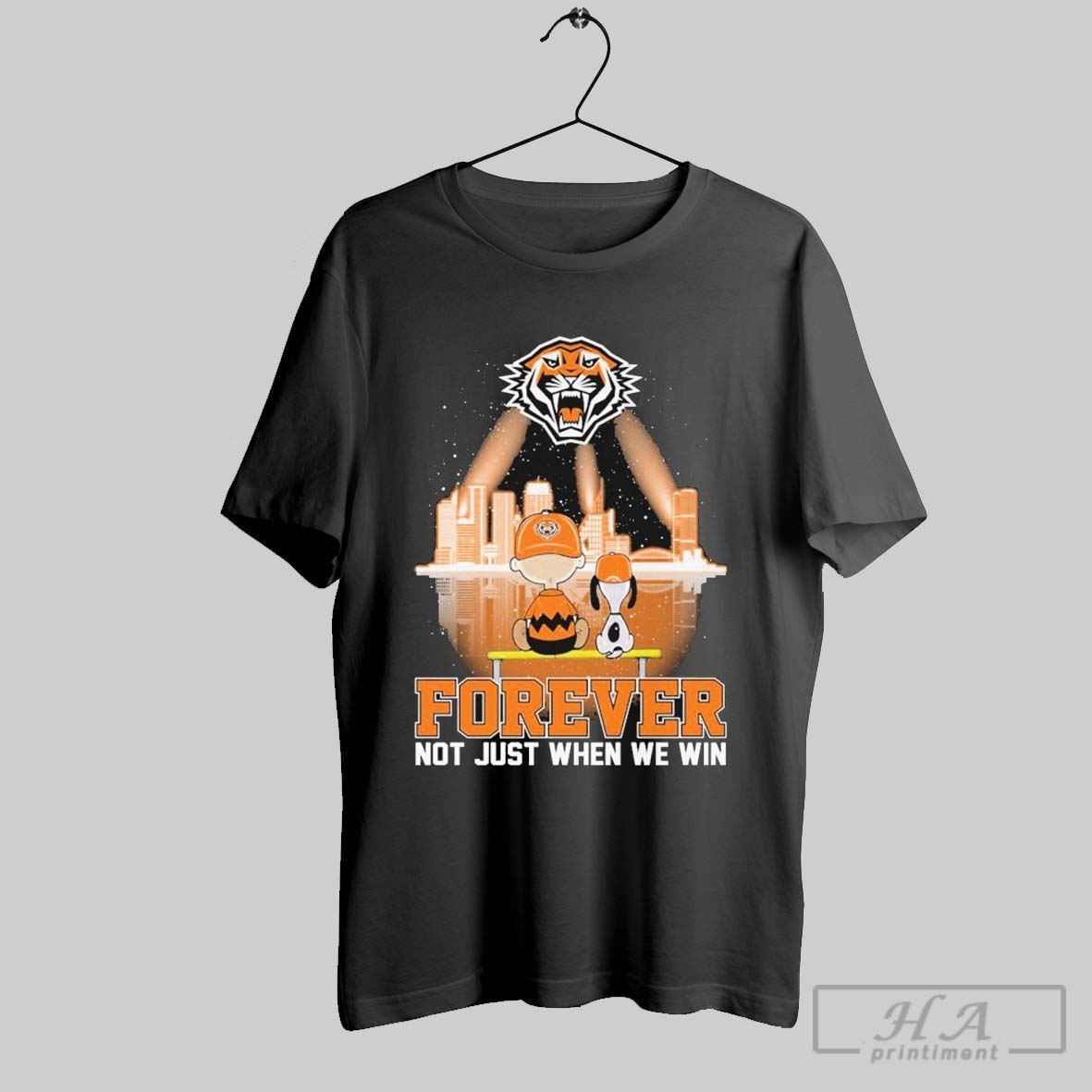 Snoopy And Charlie Brown Wests Tigers The Peanuts Forever Not Just When We Win T Shirts