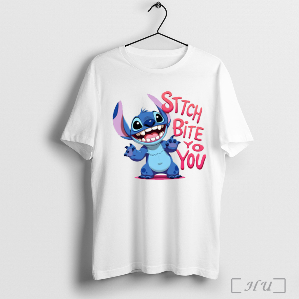 Stitch Bite Youstitchy Love Embrace Ohana With Lilo And Stitch Vibes Oversized T Shirt Sweatshirt