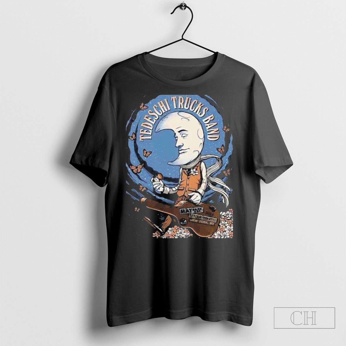Tedeschi Trucks Band In New York At Beacon Theatre On May 22 23 24 2025 Moon Guitar T Shirt