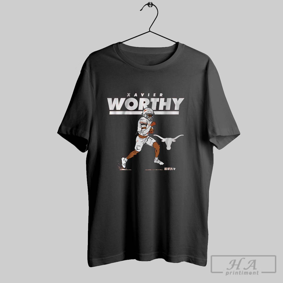 Texas Longhorn Football Ncaa Xavier Worthy Superstar Pose T Shirt