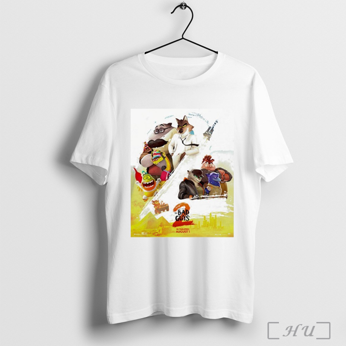 The Bad Guys Dreamworks Film Releases In Theaters On August 1 2025 T Shirt Sweatshirt