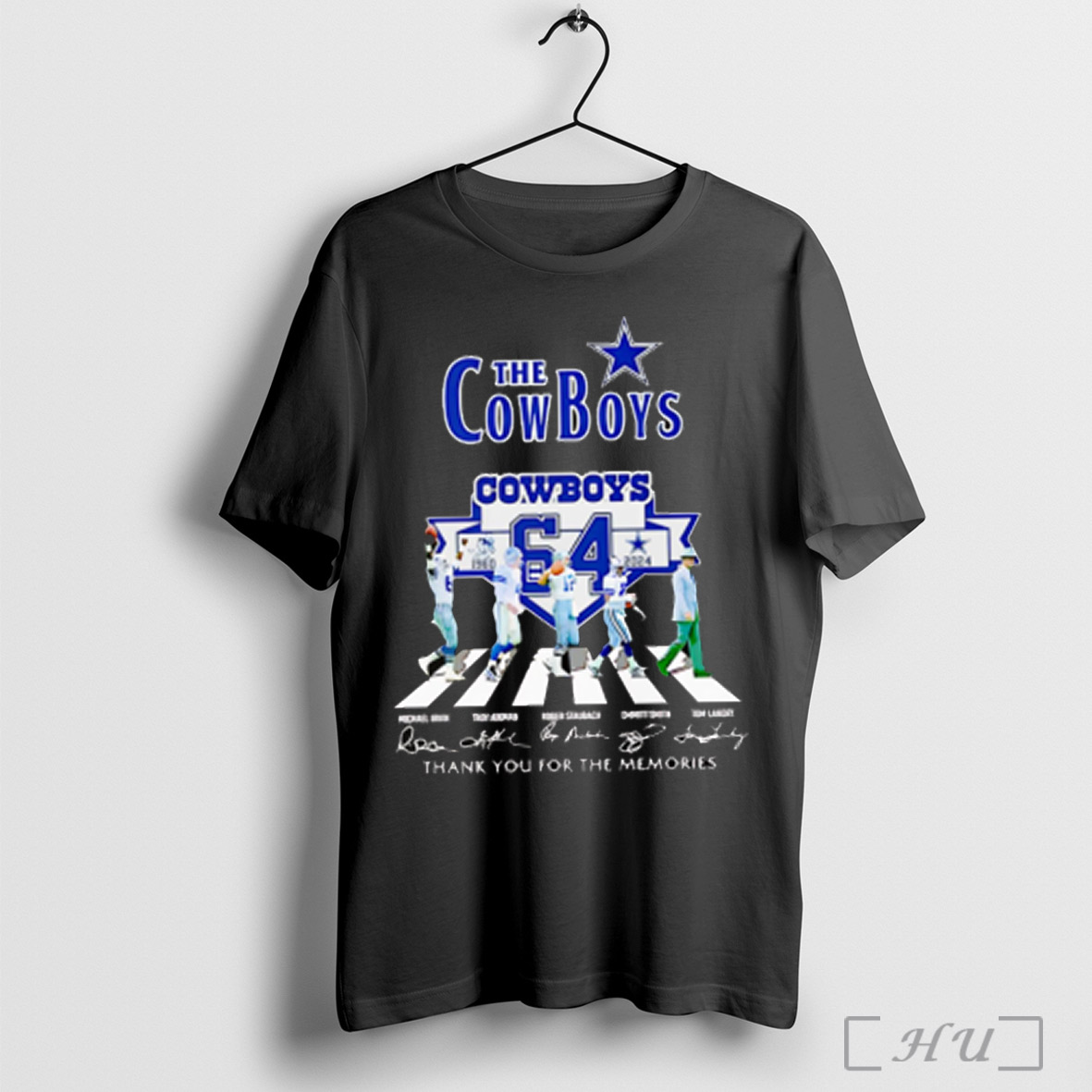 The Cowboys 1960 2024 Abbey Road Thank You For The Memories T Shirt Sweatshirt Png