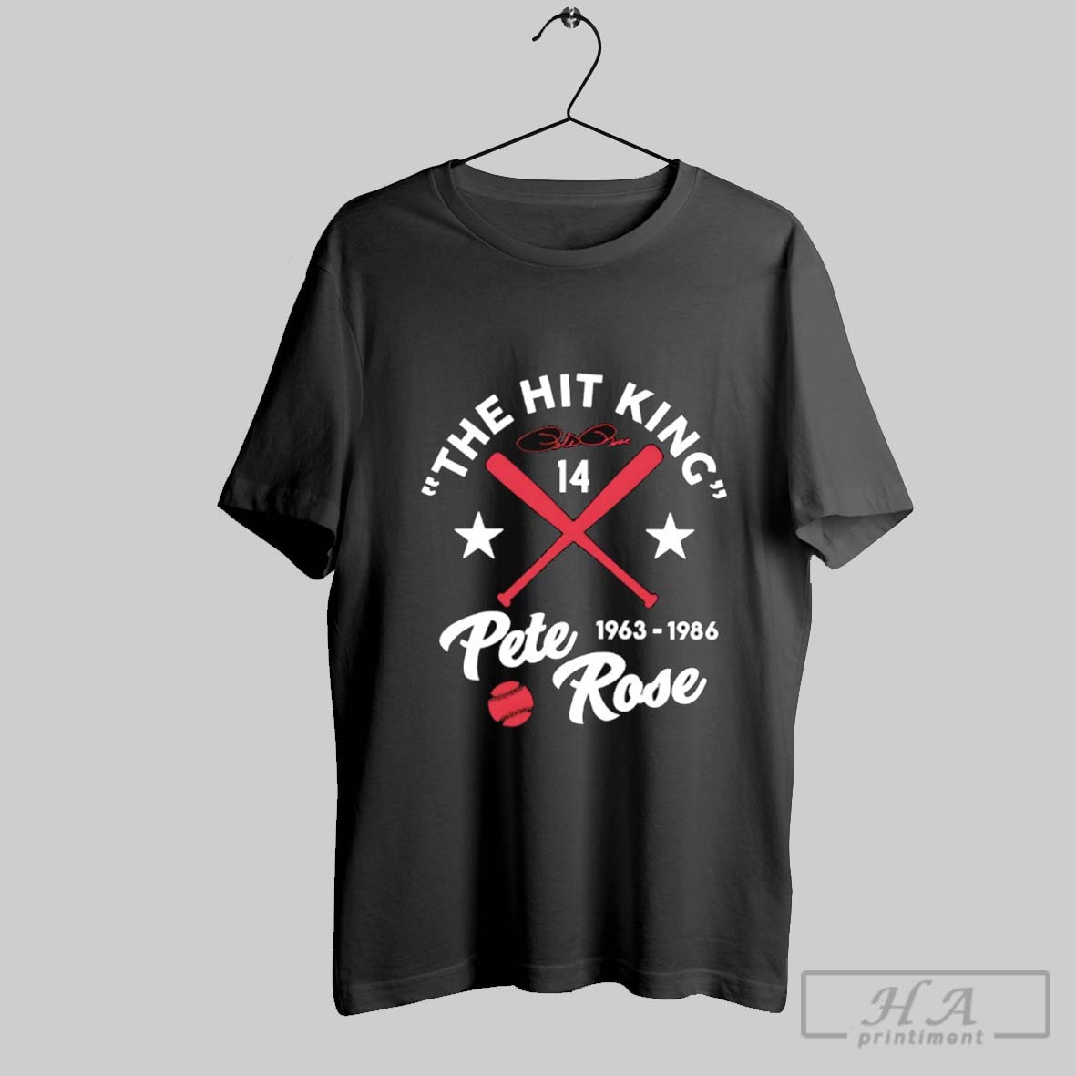 The Hit King Pete Rose 1963 1986 Shirt